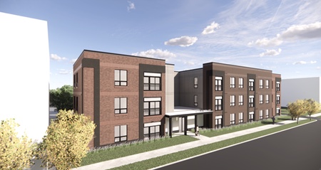 [Renderings that The Community Builders shared of Oakwood 3-1 in Chicago]