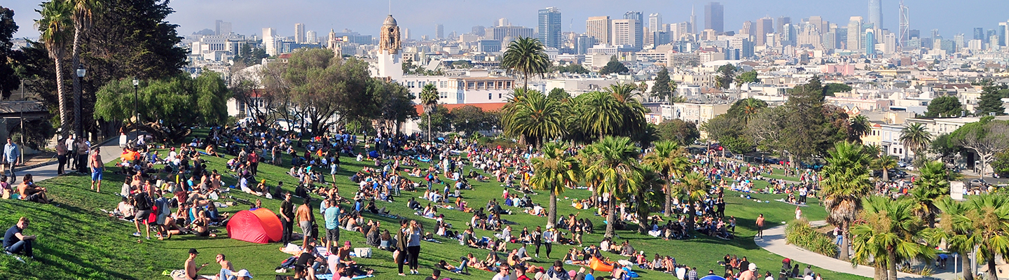 Scenes from Mission Dolores Park In San Francisco, California Photo Credit: Rachid H