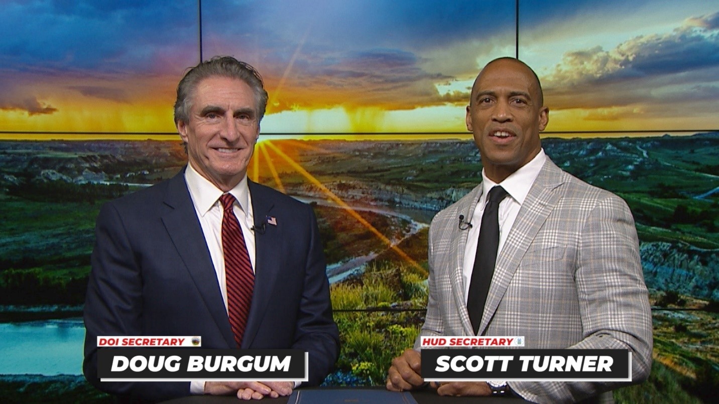 Doug Burgum and Scott Turner Doug Burgum and Scott Turner