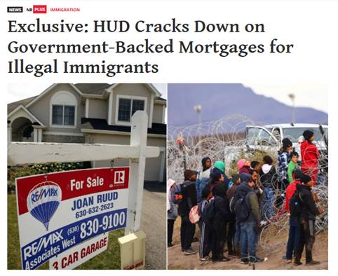 National Review | HUD Cracks Down on Government-Backed Mortgages for Illegal Immigrants National Review | HUD Cracks Down on Government-Backed Mortgages for Illegal Immigrants