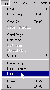 [Image 5: File, Print..., Netscape 4.x.]